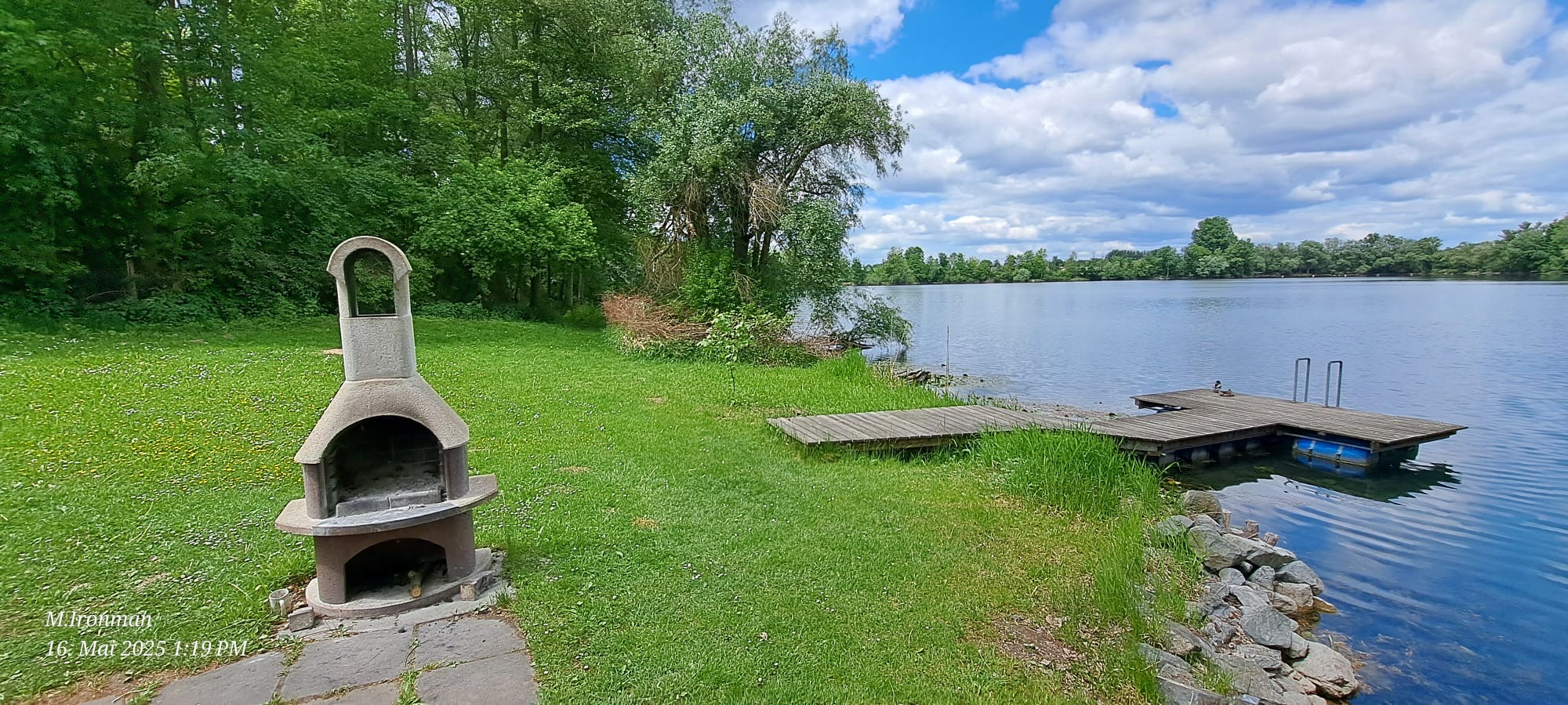 Sommerabend auf dem Vereinssteg